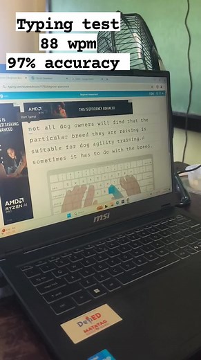2K views · 37 reactions | 88 WPM on their typing test! All that practice is really paying off! Keep up the amazing work! #typingtest #studentsuccess #proudteacher #fastfingers | Ana Marie Delos Reyes | Facebook