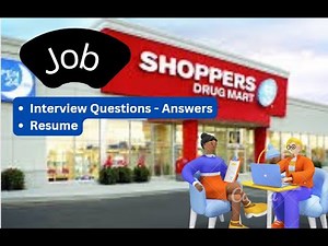 2025 Shoppers Drug Mart Job Interview Questions and Resume
