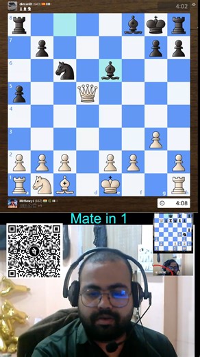 MrHenry | Hidden mate most players miss 👀♟️ The position looks completely normal at first… 😳 but there’s a CHECKMATE in ONE MOVE 💀 hiding in plain... | Instagram