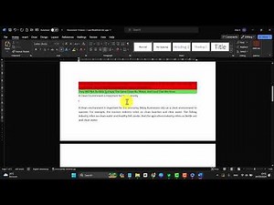 Microsoft 365: How to change the color behind the selected text in Word