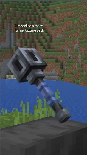 New mace model for my texture pack? 🤔 #minecraft #minecraftsurvival #pixelart