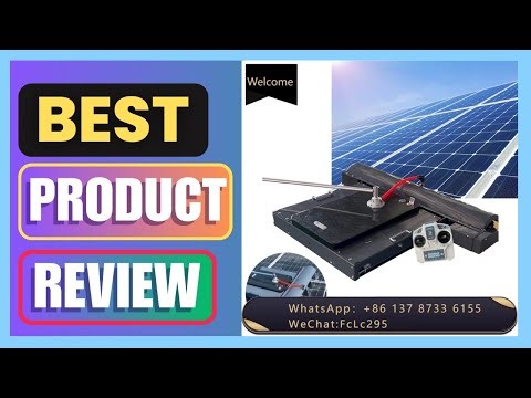 Best Solar Panel Cleaning Machine Remote Control