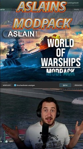 Aslains Modpack besser als Wows ModStation #wows #shorts #worldofwarships #wargaming #sabaton