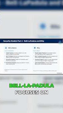 Bell-LaPadula vs Biba: Your Data's Worst Nightmare #security #trending