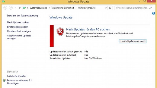 Lösung: Windows-Update hängt (Windows 7, 8, 10)
