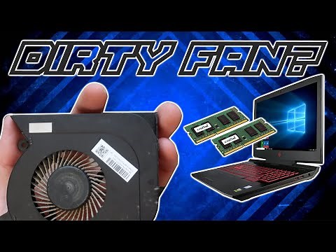 How to Open and Clean HP Omen 17 Fan Disassemble + How to Upgrade Ram + SSD + Battery
