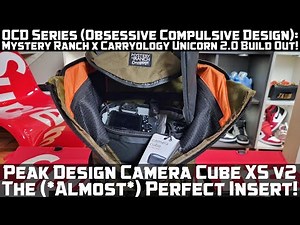 Peak Design Camera Cube V2 Extra Small - A PERFECT Mystery Ranch x Carryology Unicorn 2.0 Insert!