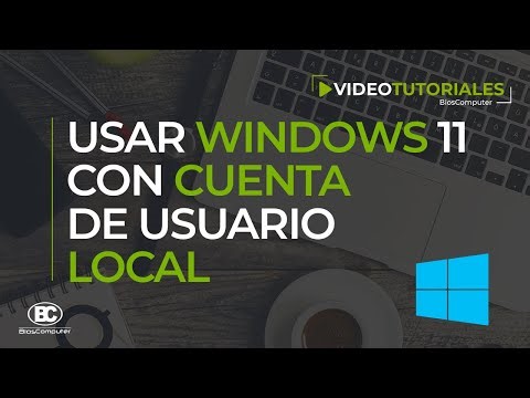 Configurar Windows 11 con cuenta de USUARIO LOCAL