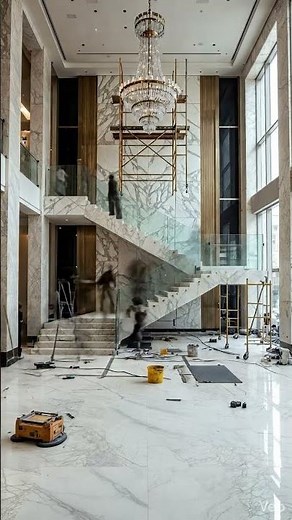 Grand Luxury Entrance Lobby | Modern Architectural Masterpiece