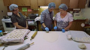 Ukrainian culture lives strong in Gilbert Plains, Manitoba — and sometimes that means making over 15,000 pierogies for the whole town. Watch tonight at 8/8:30 NT! | CBC