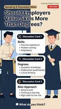 Should Employers Value Skills More Than Degrees? 🎓💼 | Everyday English Treats