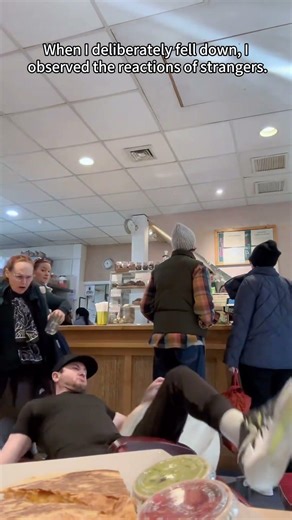 Fake fall prank #funny #foryou #funnyvideos #prank #kindness