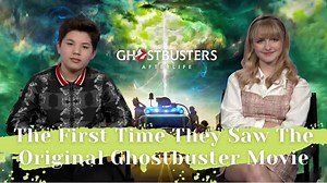 Ghostbusters: Afterlife's McKenna Grace & Logan Kim on watching the original film for the first time