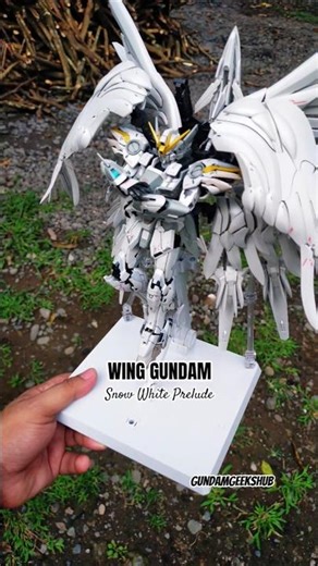 Christmas Angel: Wing Gundam Snow White Prelude 🎄 🎄 #gundam #gunpla