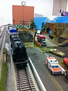 Trains Chug Through Main Library