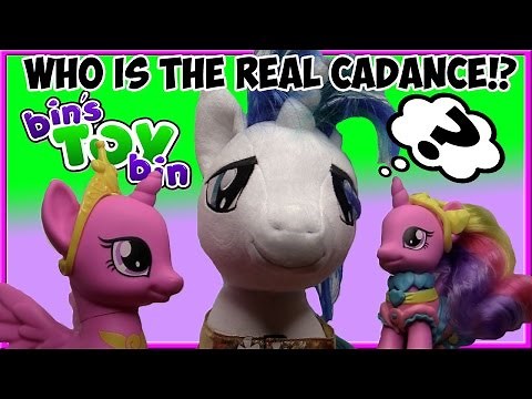 Who's the REAL Cadance!? Build-a-Bear Shining Armor Needs Help! | Bin's Toy Bin