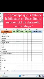 1.7K views · 1.8K reactions | ✅ Con nuestro curso de Excel, adquiere las habilidades que te permitirán avanzar en tu carrera y aprovechar oportunidades de crecimiento. ✅ escríbeme en los comentarios, o visita el link de la bio para información #HojaDeCálculoCaótica #ErroresEnExcel #TiempoPerdidoEnInformes #ExcelParaContadores #AutomatizaConExcel #CarreraContableExitosa #TecnologíaContable #AprendizajeEnLínea #EficienciaProfesional | Aprendizaje de Informatica | Facebook