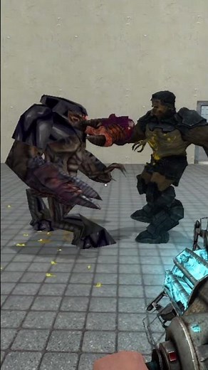 Half life Alien Grunt Vs Black Mesa Alien Grunt Fight 1vs1