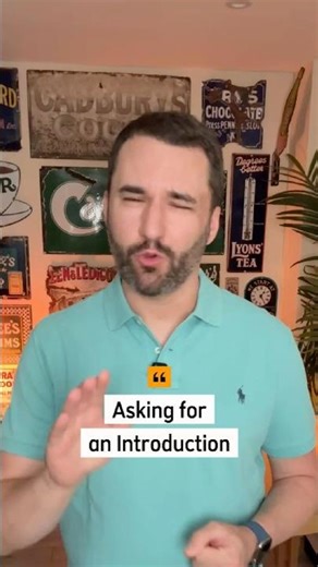 How to ask for an introduction without being awkward 🙌#networking #career #manager #leadership