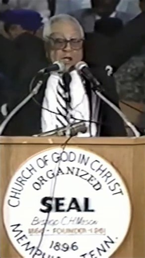 Presiding Bishop L.H. Ford interrupted the Program so the Saints could Praise The Lord!