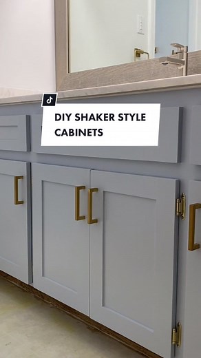 I would make this a how-to vid cause I LOVE the results but this project nearly did me in for so many reasons 💀 #renovation #shakerstyle