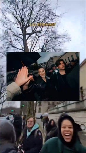 Lili & Cole Global Fans on Instagram: "📽️ Lili Reinhart via Auregendron's Instagram post. 🖐 #lilireinhart #parisfashionweek #patou #pfw26"