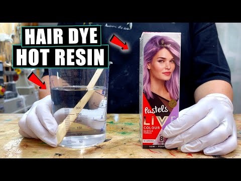 What Happens If You Try To Color Resin With Hair Dye?