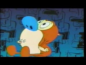 The Ren & Stimpy Show Stimpy's Invention Sega Genesis Video Game System TV Commercial