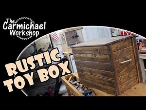 How to Make a Rustic Toy Box - Basic Woodworking Project