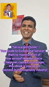 7.8K views · 95 reactions |  "Service with a Smile" This eBook is your key to success in the hospitality industry!  Learn essential waiter skills & etiquette  Deliver top-notch service with confidence  Gain expert insights to boost your career  Get it now for just ₹199!  Buy now from the link https://www.theservicenexus.com/e-books | Service Nexus | Facebook