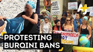 What better way to protest burqini bans than by holding a “beach day” at the French consulate? | AJ