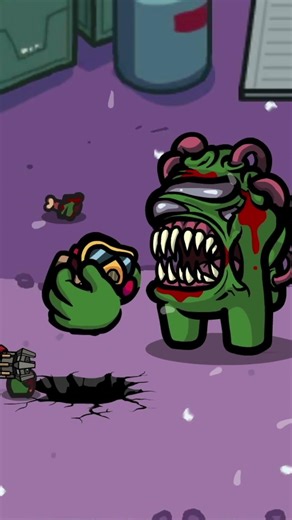 POV: Eaten by a Zombie Boss | Among Us x Minecraft #amongus #amonguszombie #minecraft