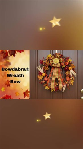 Fall Wreath Bow… We have tons of FREE Tutorials waiting for you on our Bowdabra Blog, here: www.bowdabra.com/blog #bowdabratutorials #bowdabratutorial #diydecor #AbraBowdabra #BowdabraDiy #Bowdabra #diyfall #diyfalldecor #Bowmaking #bowmaker | Bowdabra | Facebook
