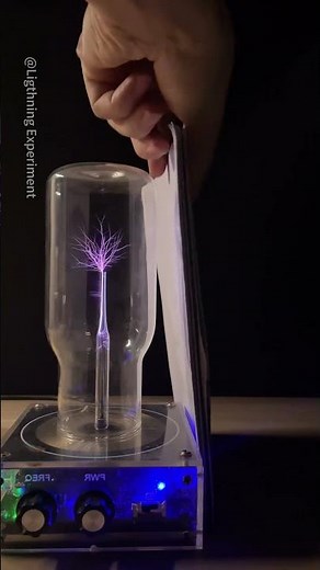Lightning + Ball = Incredible Experiment ⚡| #teslacoil