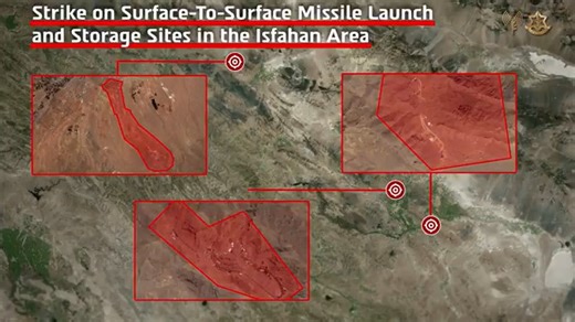 11K views · 98 reactions | Israeli Defence Force has announced the completion of a wave of strikes against surface-to-surface missile launch and storage sites in the heart of Iran. Footage from the stikes show the destruction of several ballistic missile launchers and storage facilities in and around Isfahan. | Break The Silence About South Africa | Facebook