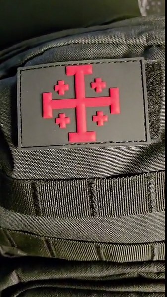 Red and Black Jerusalem Cross Patch, PVC Patch, Tactical Morale Patch, Hook & Loop Backing, Christian Cross Gear, Backpack Hat Plate Carrier - Etsy