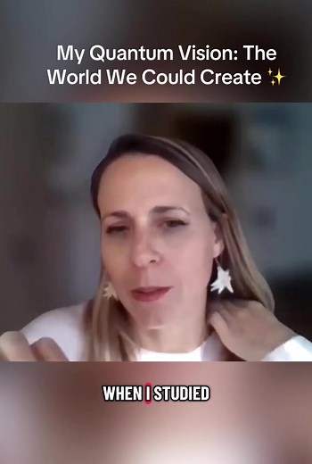 When I was studying quantum physics, I had a powerful vision: a world where we actually apply quantum principles to how we think, feel, and live. I realised that this world is possible — deeply connected, conscious, aligned — and that we already know the way. We just have work to do. ✨ #NewEarth #ScienceAndSpirituality #QuantumPhysics #Consciousness #LuminousAlchemy