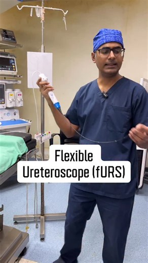 Flexible ureteroscope: a thin, bendable camera that reaches kidney stones through the natural urinary passage. No cuts. Less pain. Faster recovery. Treats stones even in difficult kidney locations with high precision. Modern technology, smoother stone surgery. #urology #kidneyhealth #kidneystones #hyderabad #rirs | Dr Viswas M R
