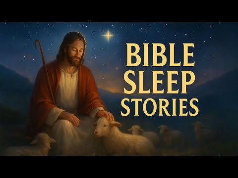 Calm Bible Stories For Sleep And Relaxation | Black Screen With Rain Sounds For Relaxation (Vol.4)