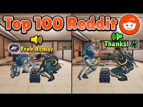 Top 100 *Most Upvoted* R6S Reddit Clips Of All Time - Rainbow Six Siege