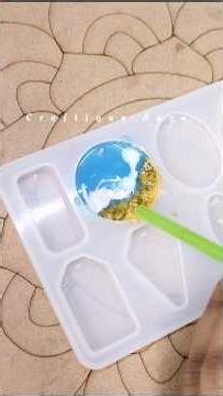 sea Beach theme keychain idea 🌊 #shorts #trending #resinart