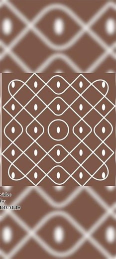 Daily 5x5 Dot Kolam Design Tutorial