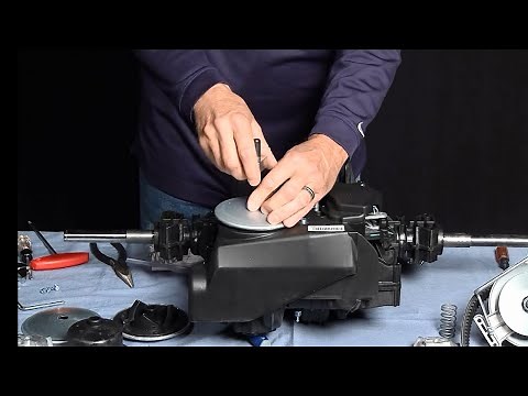 How to Replace the Driven Unit in a CVT Transmission of a Riding Mower