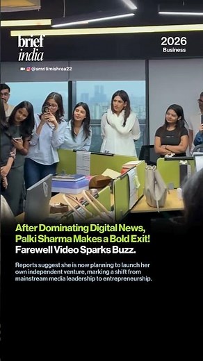 End of an Era at Firstpost? Palki Sharma Steps Down.