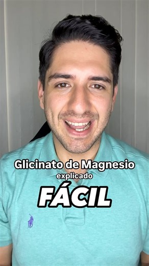 GLICINATO DE MAGNESIO explicado FÁCIL | Dr. Rodrigo Arteaga