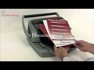 How To Bind Documents with Binding Machine