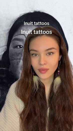 Inuit tattoo’s explained by amazing tattoo artist Arsaniq in cbc documentary! #inuit #tattoo #traditional #indigenous