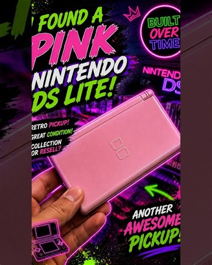 I Found a Pink Nintendo DS Lite! 🩷🎮