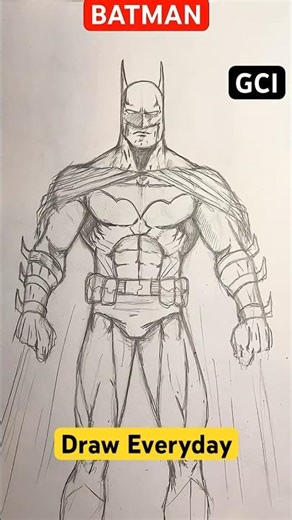 BATMAN / DC COMICS / GCI STUDIOS / DRAW EVERYDAY #howtoderawcomics #dcmultiverse #batman
