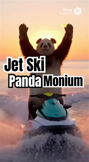 POV: Panda Paul Breaks Physics on a Jet Ski